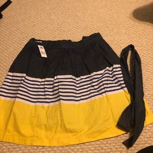 Crown & Ivy Navy Sailing Blues Skirt